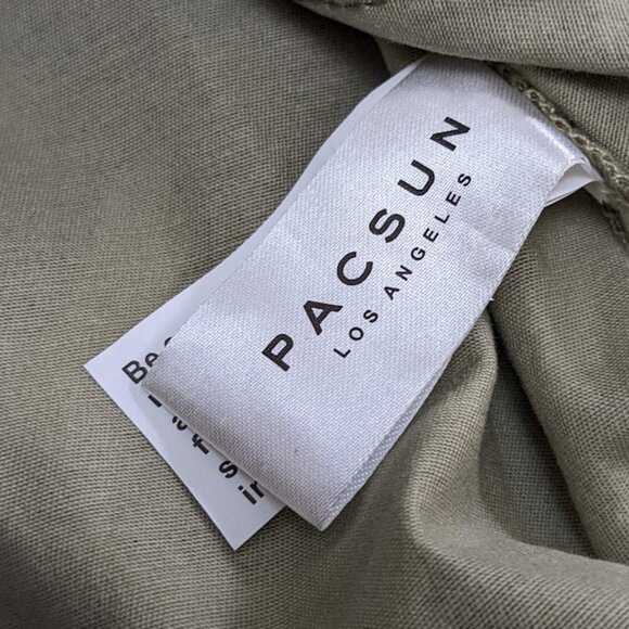 NEW PacSun Women's  Size S Camo Rose Swans Flower Embroidered Jacket Shacket - Picture 11 of 12